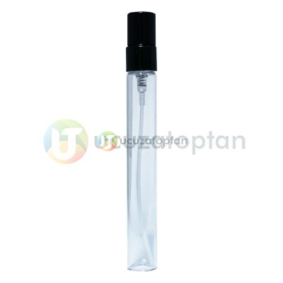 10 ml Vidalı Kapama Kalem Parfüm Şişesi Siyah