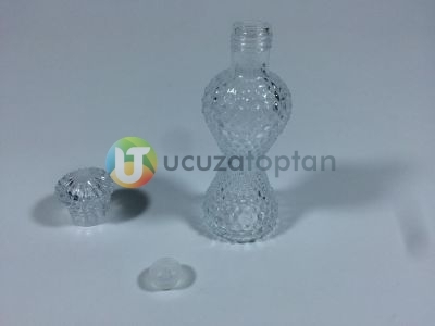 120 ml Dekoratif İnce Belli İksir Kolonya Şişesi (Boy 15 cm)