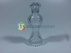 120 ml Dekoratif İnce Belli İksir Kolonya Şişesi (Boy 15 cm) - Thumbnail