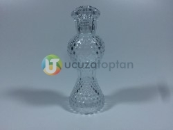 120 ml Dekoratif İnce Belli İksir Kolonya Şişesi (Boy 15 cm) - Thumbnail