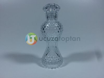 120 ml Dekoratif İnce Belli İksir Kolonya Şişesi (Boy 15 cm)