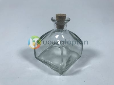 200 ml Kübik Difüzör Model Mantarlı Şişe (1 Koli 40 Adet)