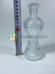 220 ml Dekoratif İnce Belli İksir Kolonya Şişesi (Boy 18 cm) - Thumbnail