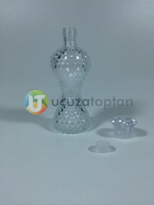 220 ml Dekoratif İnce Belli İksir Kolonya Şişesi (Boy 18 cm)