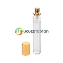  - Şeffaf Cam 35ml Tüp Kalem Parfüm Şişesi