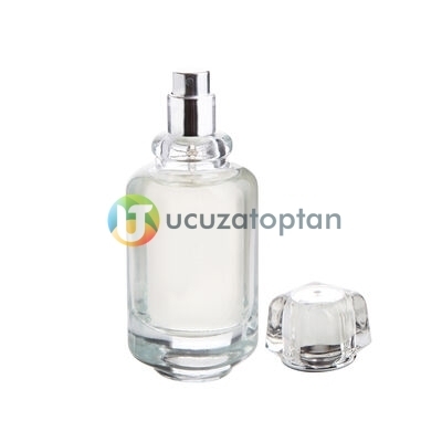 50 ml Parfüm Şişesi Şeffaf Kapak