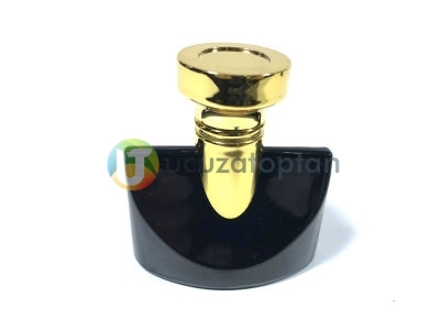 Altın Sarı Kapaklı Siyah Renk 30 ml Tester Cam Şişe - 1 Koli (192 Adet)