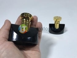 Altın Sarı Kapaklı Siyah Renk 30 ml Tester Cam Şişe - 1 Koli (192 Adet) - Thumbnail