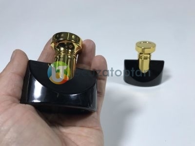 Altın Sarı Kapaklı Siyah Renk 30 ml Tester Cam Şişe - 1 Koli (192 Adet)