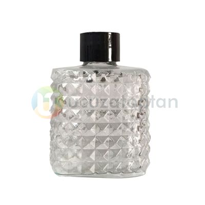 Baklava Desenli 60ml Cam Bambu Şişesi