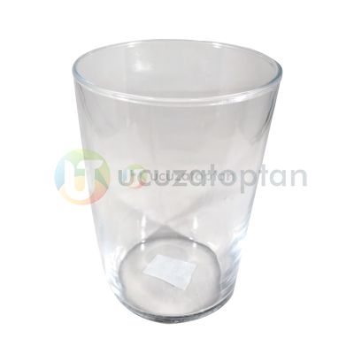 Büyük Boy Uzun Mum Bardağı (Yükseklik:12,2cm Üst Çap:8,7cm Alt Çap:6,8cm)