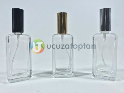 Çevirme Valfli 50 ml Iphone Boş Cam Parfüm Şişesi - (1 Koli 120 Adet)