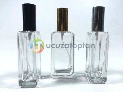 Çevirme Valfli 50 ml Iphone Boş Cam Parfüm Şişesi - (1 Koli 120 Adet)