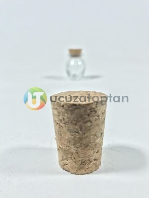 Çok Amaçlı Mantar Tıpa Kapak (Alt: 20mm - Üst: 25mm - Yükseklik: 30mm)