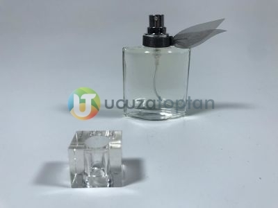 Fiyonklu ve Sürlin Kapaklı 25 ml Tester Cam Şişe - 1 Koli (189 Adet)