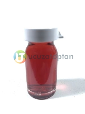 Geçme Plastik Kapaklı Çok Amaçlı 8ml Boş Cam Serum Şişesi 