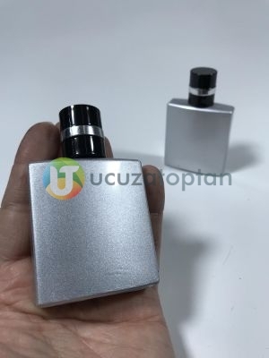 Gri Renk 25 ml Tester Cam Şişe - 1 Koli (180 Adet)