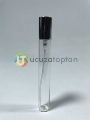 İnce Şeffaf Camlı 10 ml Boş Kalem Parfüm Şişesi (1 Koli- 2.250 Adet)