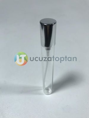 İnce Şeffaf Camlı 10 ml Boş Kalem Parfüm Şişesi (1 Koli- 2.250 Adet)