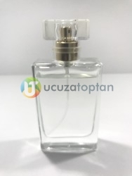 Karayzen Kapak 50 cc Boş Cam Parfüm Şişesi - (1 Koli 100 Adet) - Thumbnail