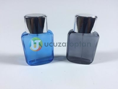 Kendinden Boyalı İki Renk Çeşitli 50 ml Boş Parfüm Şişesi - 1 Koli (140 Adet)