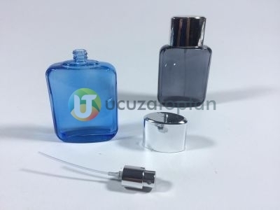 Kendinden Boyalı İki Renk Çeşitli 50 ml Boş Parfüm Şişesi - 1 Koli (140 Adet)