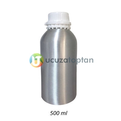 Metal Alüminyum Esans Bidonu - 500 ml