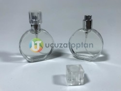 Metal Çerçeveli Dolunay Model 25 ml Tester Cam Şişe - 1 Koli (240 Adet) - Thumbnail