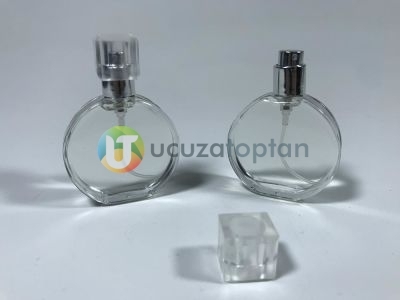 Metal Çerçeveli Dolunay Model 25 ml Tester Cam Şişe - 1 Koli (240 Adet)