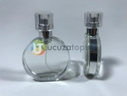 Metal Çerçeveli Dolunay Model 25 ml Tester Cam Şişe - 1 Koli (240 Adet) - Thumbnail