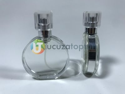 Metal Çerçeveli Dolunay Model 25 ml Tester Cam Şişe - 1 Koli (240 Adet)