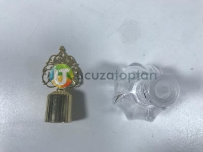 Metal Kapaklı 50 ml Mevlana Model Şişe (1 Koli: 72 Adet)