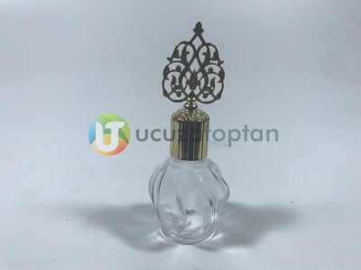 Metal Kapaklı 50 ml Mevlana Model Şişe (1 Koli: 72 Adet)