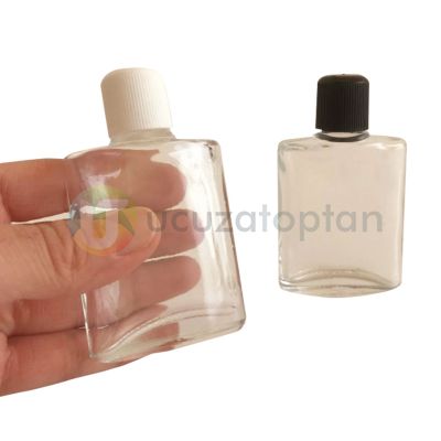 Mini Boy 50ml Düz Cam Kolonya Şişesi