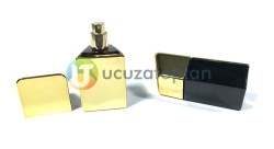 Mini Boy Altın Külçe Tasarımlı 20 ml Tester Cam Şişe - 1 Koli (180 Adet) - Thumbnail