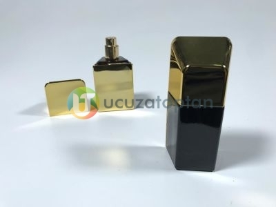 Mini Boy Altın Külçe Tasarımlı 20 ml Tester Cam Şişe - 1 Koli (180 Adet)