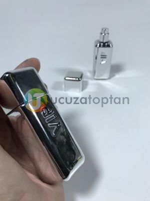 Mini Boy Gümüş Renk Bay VIP 30 ml Tester Cam Şişe - 1 Koli (192 Adet)