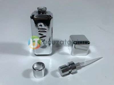 Mini Boy Gümüş Renk Bay VIP 30 ml Tester Cam Şişe - 1 Koli (192 Adet)