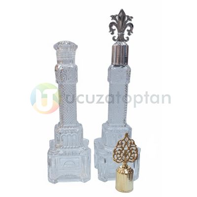 Saat Kulesi Şeklinde Dekoratif Kolonya Şişesi 200 ml