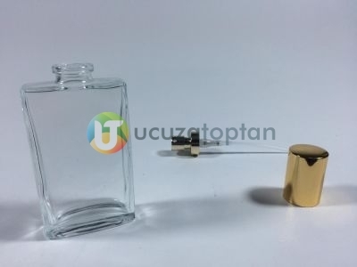 Sıkma Valfli 50 ml Boş Parfüm Şişesi (1 Koli: 120 Adet)