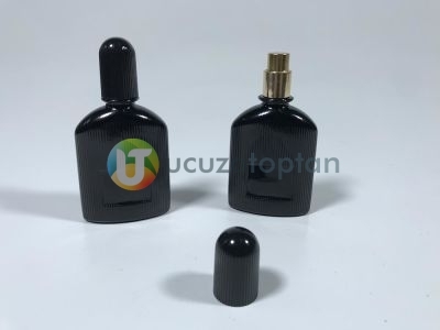 Siyah Renk 25 ml Tester Cam Şişe - 1 Koli (182 Adet)