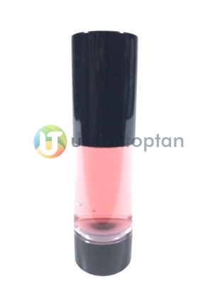 Siyah Renk Asansörlü 30 cc PVC Krem Losyon Şişesi