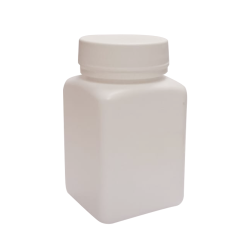 Vidalı Kapaklı Kare Küp 90-100 ml arası Çok Amaçlı Plastik Şişe - Thumbnail