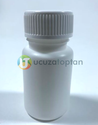 Vidalı Kapaklı Silindir 50 ml Çok Amaçlı Plastik Şişe