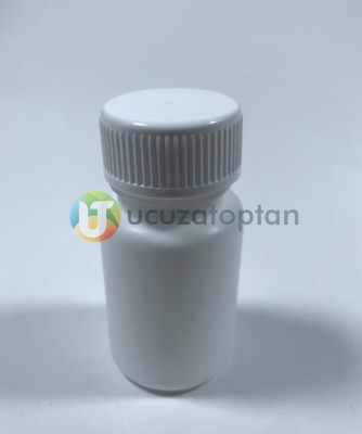 Vidalı Kapaklı Silindir 50 ml Çok Amaçlı Plastik Şişe