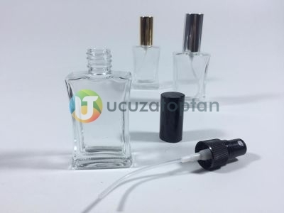 30 cc İç Bükey Boş Cam Parfüm Şişesi - 1 Koli (192 Adet)