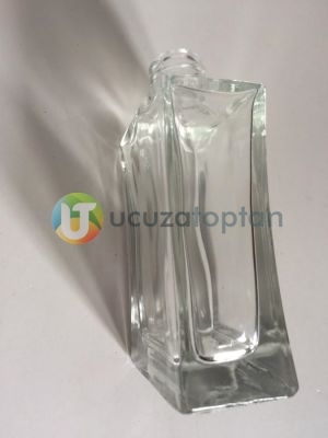 Vidalı Valf 50 ml Boş Cam Parfüm Şişesi İnce Belli - (1 Koli 120 Adet)